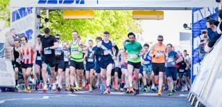 Start of the Southampton marathon