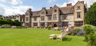 An exterior shot of Billesley Manor, Warwickshire