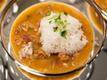 crawfish etoufee from chef erica bellard, student at SOWELA