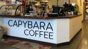Capybara Coffee Counter