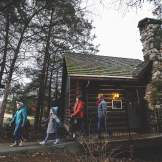 Christmas Winter Cabin Lodging Big Cedar Family
