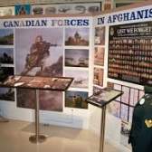 An exhibit at the Vancouver Island Military Museum on Canadian forces in Afghanistan.