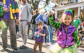 Mardi Gras Day in New Orleans