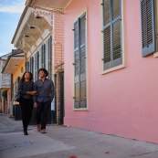 A Couple Exploring the French Quarter