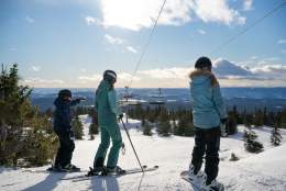 Flott vær og skiforhold på Sjusjøen Skisenter