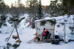 Enjoying the Easter at Buttingsrud Camping in Ringerike