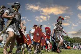 Roman re-enactment as part of Chichester Roman Week