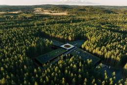 Dronebilde fra The Plus av Vestre