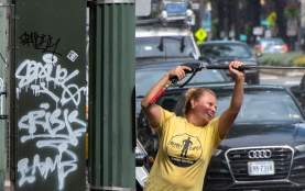 JOTS, woman cleaning