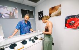 Jewelry shopping at Artworks