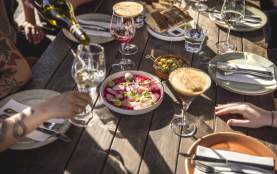 Photo of food on a table