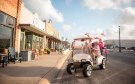 golf cart downtown rockport