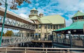 Outside of the Lighthouse Bistro
