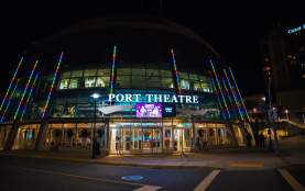 Port Theatre at Night