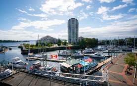 Nanaimo Harbourfront walkway and docks
