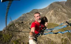 Nevis Swing tandem in Queenstown
