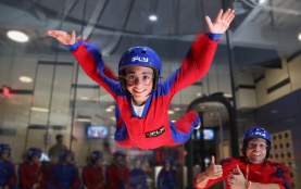 Kids fun at iFly indoor skydiving