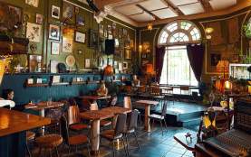 The inside of the Vault Cafe