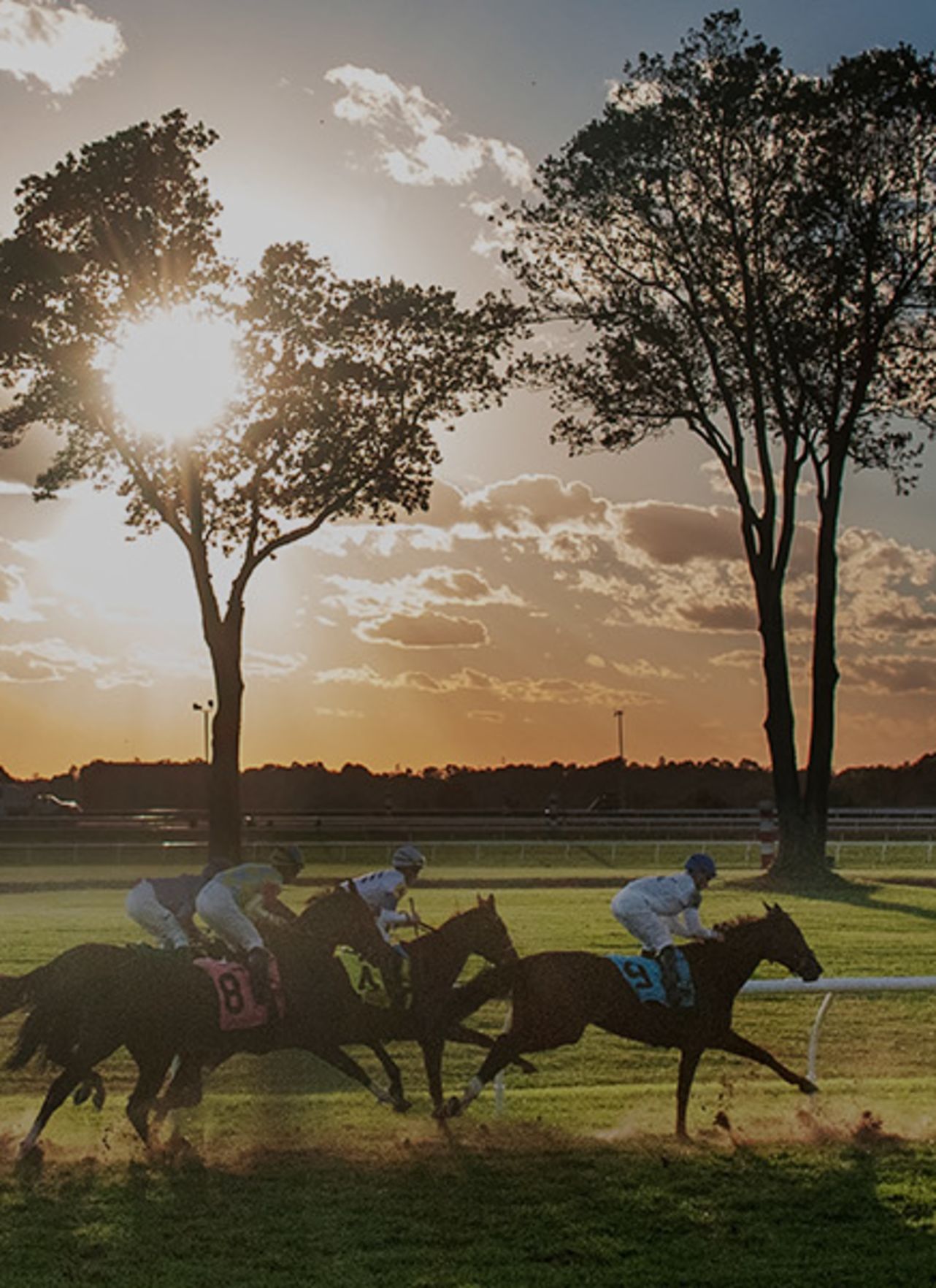 horses racing at keeneland