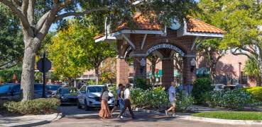 Clock Tower in Downtown Winter Garden