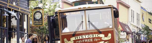 Group Trolley on Historic Main Street