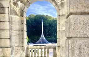 A stone archway at the Kensico Dam.