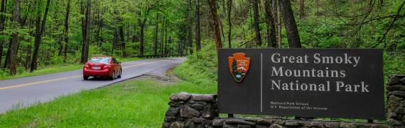 Great Smoky Mountains sign
