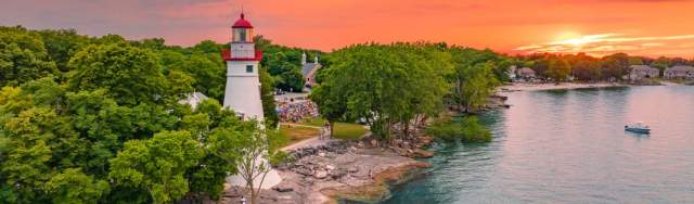 Marblehead Lighthouse at Sunset