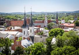 Skyline view of Downtown Frederick