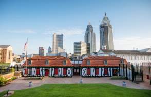 The outside of Colonial Fort Conde