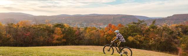 Angie Shaw - Mountain  Biking at Constitution Park - Cumberland MD