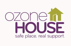 Ozone House logo, safe place, real support