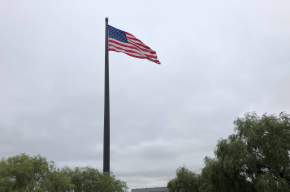 Only in Sheboygan - World's tallest freestanding flag