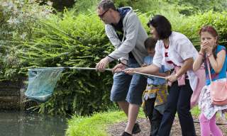 Fishing at Bibury Trout Farm