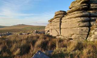 Overlooking Hollow Tor on Dartmoor