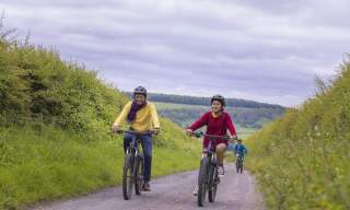 Cycling the Downs Link route through Sussex