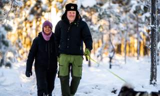 Vintertur i Haldenkanalen