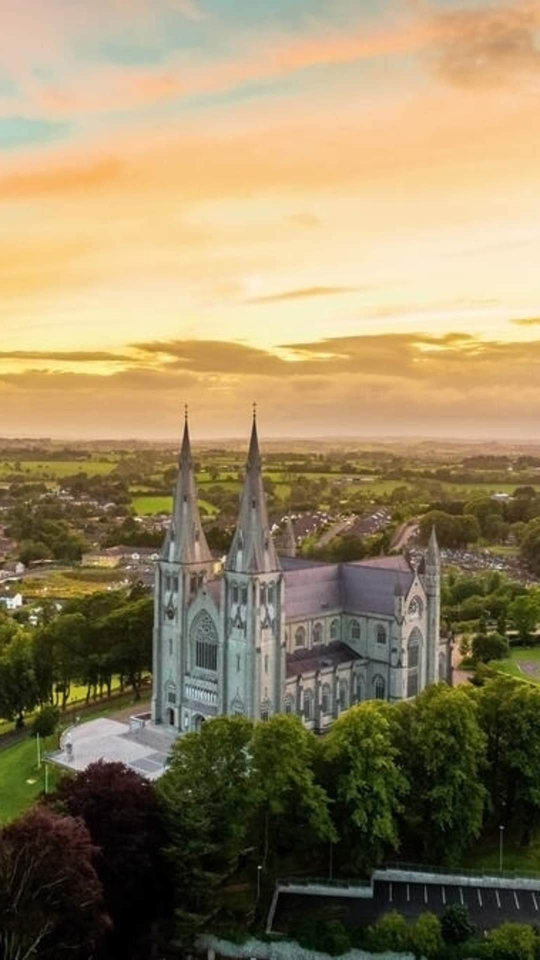 View of St. Patrick's Cathedral, County Armagh