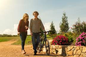 Couple Biking