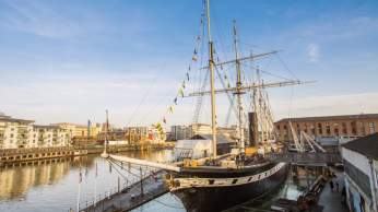 Exterior of the SS Great Britain at the Great Western Dockyard in Bristol - credit Brunel's SS Great Britain