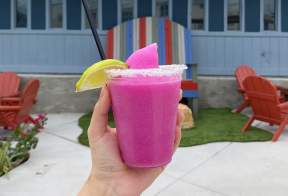 Bier Haus: Prickly pear margarita