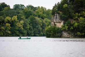 Canoeing on Lake Galena