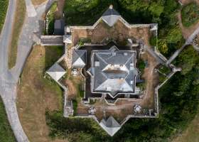 Aerial of Star Castle Hotel