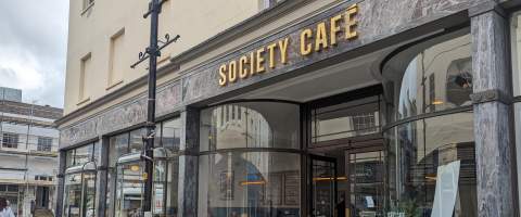 Society Cafe Cheltenham exterior