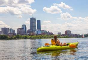 Kayaking in Boston