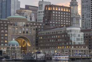 View of the Boston Harbor Hotel