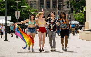 Friends at Salt Lake Pride Festival 2019