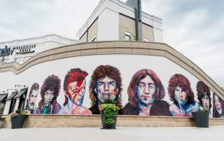 Rock Legends Mural at The Gateway