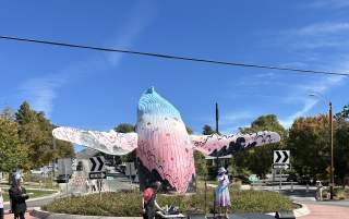 Unveiling of the 9th & 9th Whale statue.