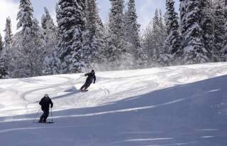 Little Dollie is one of Solitude’s longest beginner runs and can be found off the Moonbeam Express chairlift.